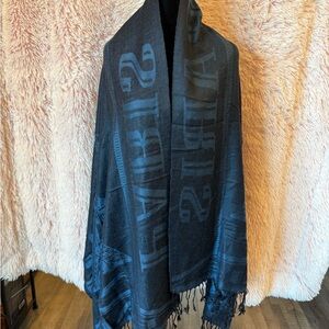 Chic Blue Paris Scarf